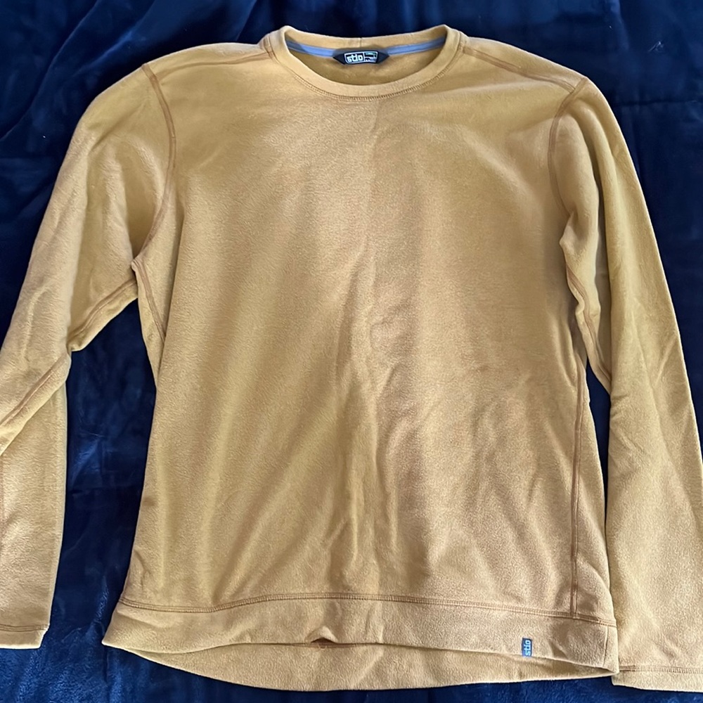 Yellow Stio fuzzy long sleeve